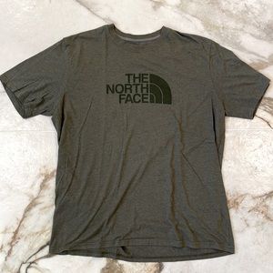 The North Face T-shirt Men’s XL Green/greengrey. Gently used.